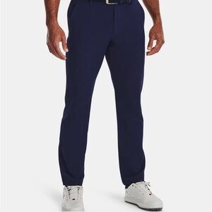 Under Armour Straight Athletic Golf Pants Trousers Mens 34/30 Navy Blue